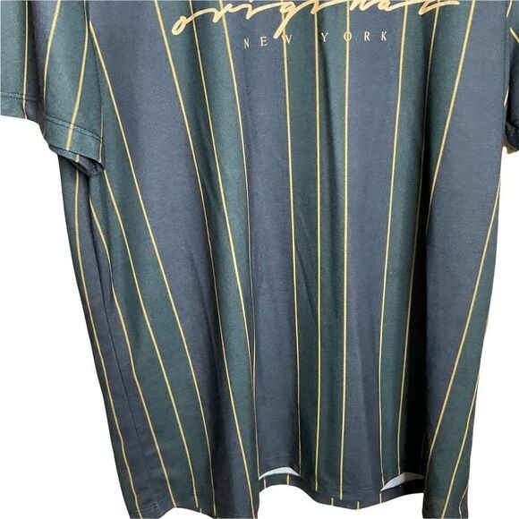 NEW Look Men Short Sleeve Tee Shirt Original New York  Dark Green Size L - Picture 4 of 13